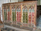 rood screen: north