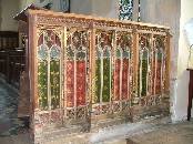 rood screen: south