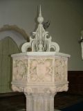 Font with Jacobean cover