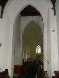 Looking west under the tower
