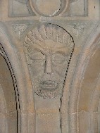 face on the font
