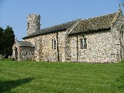 across the lawn