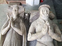 Thorp memorial: Sir Edmund and Lady Joan