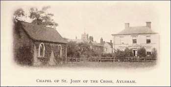 the original St John of the Cross, from 'A Great Gothic Fane' (1913) The house on the right also survives (see top)