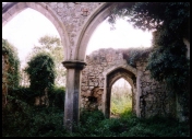 through the arcade into the south aisle