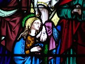 Mary of Magdala at the foot of the cross