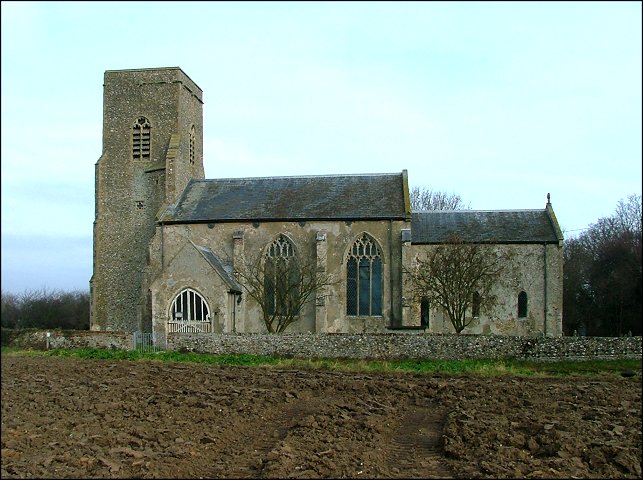 Barford: stark and bleak under the February sky
