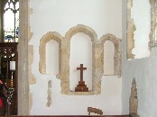 south side: niches