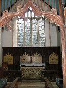 through the screen to the sanctuary