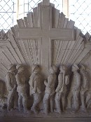 WWI memorial on reredos