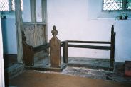 Return benches in the north aisle chapel