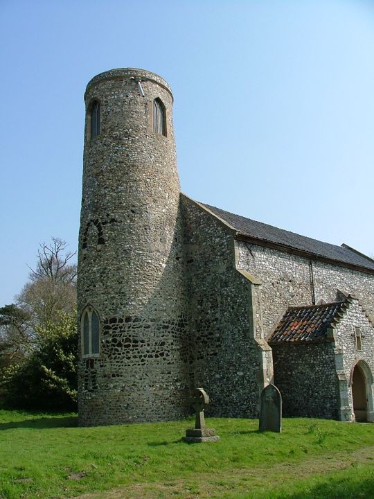 Beeston St Lawrence: distinctive tower
