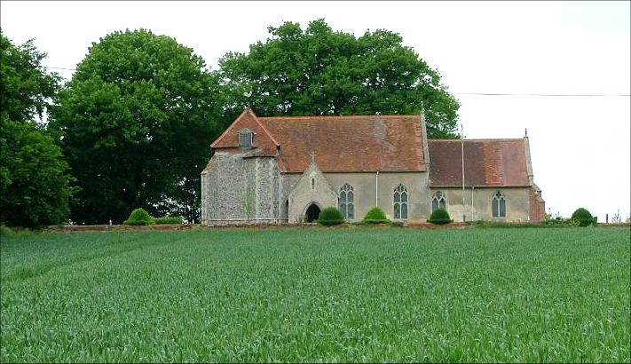 Billingford: an ancient treasure house in a beautiful hill top graveyard