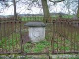 Ward monument in graveyard