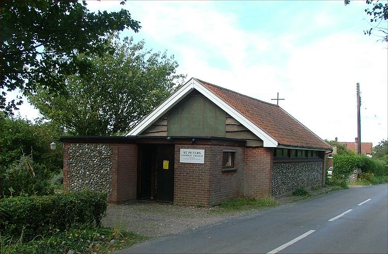 St Peter - an effective little building, if it wasnt for those roadside windows...