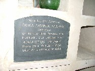 Berney mausoleum: the most recent inhabitant