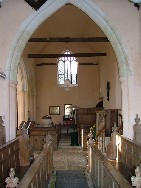 looking west from the chancel