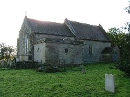 the sun goes down behind St Nicholas