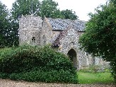 a stumpy round tower