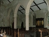 through the arcade into the original nave