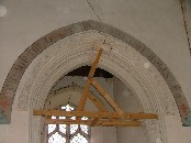 tower arch - the keystone fails