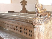 bench end and traceried back