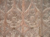 lions on the south door