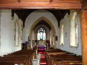 looking east from beneath the balcony