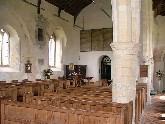inside the nave, looking north-east
