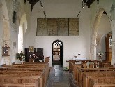 In the nave, looking east