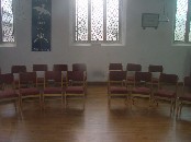 inside the church