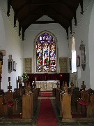 lookinbg east in the long chancel