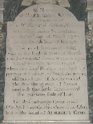 Mary Kent memorial (detail)