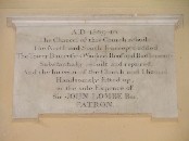 dedication stone