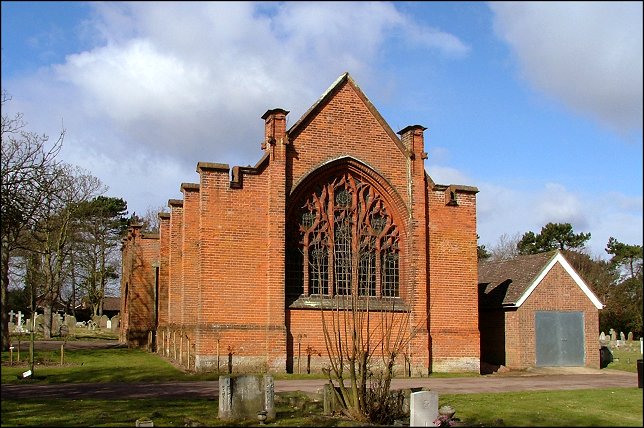 Caister cemetery chapel: worth seeing