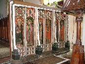 rood screen: south side