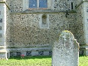 image niche in the west face of the tower