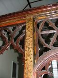 Screen details: painting, carving - superb