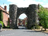 gateway into the village to the east of St James