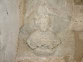 angel corbel in the Prior's chamber
