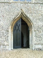 ogee-arched west doorway