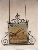 The sign of the Plough inn