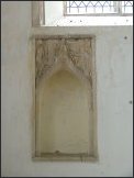 Piscina in the south transept