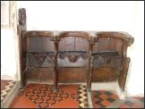 chancel misericords - not meant to be there, I think
