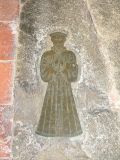 Brass: civilian, mid-15th century