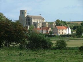 Cley from Wiveton churchyard