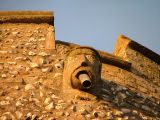 Tower: gargoyle and battlement