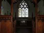 into the chancel