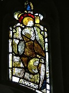 an angel with the eagle of St John