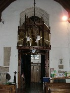 organ in the tower arch